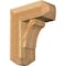 Ekena Millwork Legacy Craftsman Rough Sawn Bracket w/ Offset Brace, Western Red Cedar, 8"W x 18"D x 22"H BKT0806X18X22LEC04RWR - alternate 1